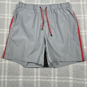 Victorinox Gray Swim Trunks Mens 5.5 Inch Shorts Size M